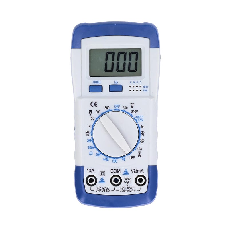 Compact Electrical Tester with Anti Burn Protection - 830L Digital Multimeter with Backlight Display and Audible Buzzer for Voltage Current and Resistance Measurement - Image 4