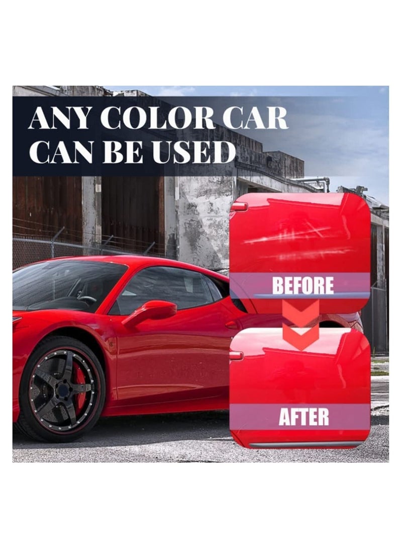 SYOSI Automotive Scratch Repair Waxes, Car Paint Scratch Repair Agent, Care Grinding Polishing Restorer Liquid, Easily Repair Paint, Minor Scrapes Quickly Remover, Polish Paint Restorer(with Sponge) - Image 5
