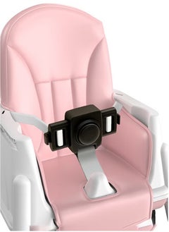PURADAY Baby High Chair Convertible High Chairs for Babies and Toddlers Toddler Feeding Chair with Double Removable Tray The Perfect Travel High Chair for Easy Baby Feeding Foldable Baby Dining Chair Pink  - Image 4