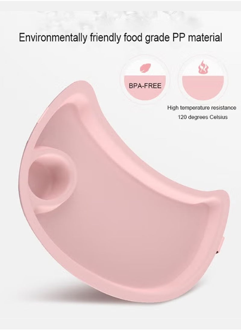 PURADAY Baby High Chair Convertible High Chairs for Babies and Toddlers Toddler Feeding Chair with Double Removable Tray The Perfect Travel High Chair for Easy Baby Feeding Foldable Baby Dining Chair Pink  - Image 5