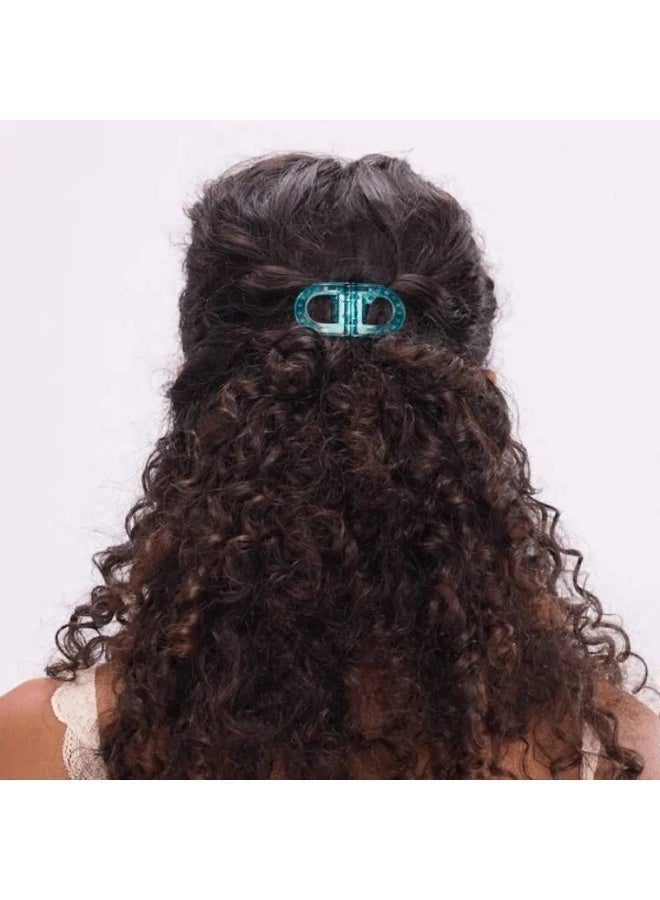 Women's hair clip with a modern design, detachable with a magnetic, elegant clip (2 pieces) - Image 5