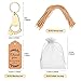KaGrbves 50 Pieces Footprint Bottle Opener Baby Shower Favors for Guest Baby with Keychain and Organza Bags Tags gold - Image 2