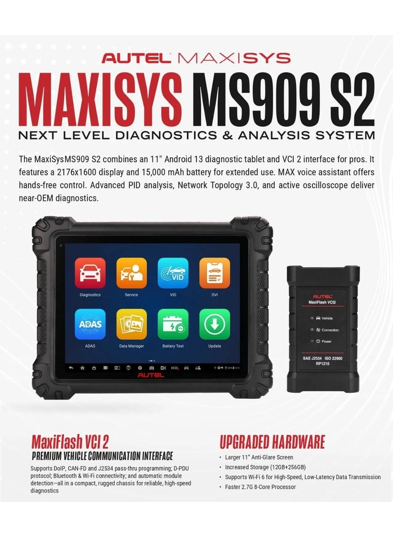Autel MaxiSys MS909 S2 2025 Upgraded Version - Image 3