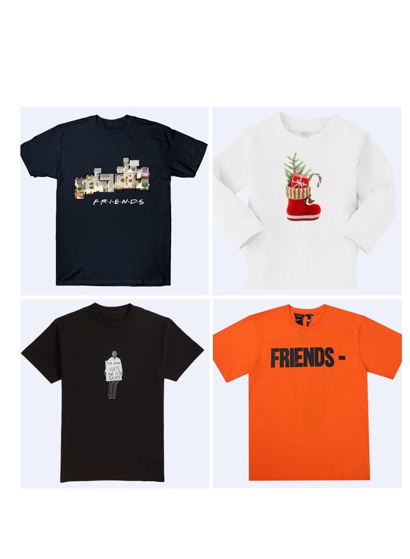 Zikra Tshirt-Ruler for Heat Press, Tshirt-Ruler Guide for Vinyl Alignment, Tshirt-Rulers to Center Vinyl, Transparent V-Neck/Round PVC Ruler for Children Youth Adult, Front and Back Measurement 9Pcs (10in) - Image 4