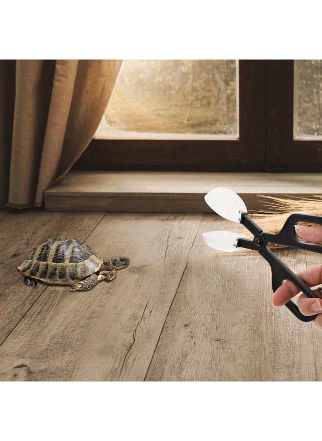 balacoo Balacoo Reptichip Reptiles Clip Reptile Feeding Tong Lizard Herp Grabber Reptile Poop Scooper Reptile Supplies Poop Shovel Animal Feeder Grabber Black Crickets for Reptiles Reptile Tong Reptisoil  - Image 4