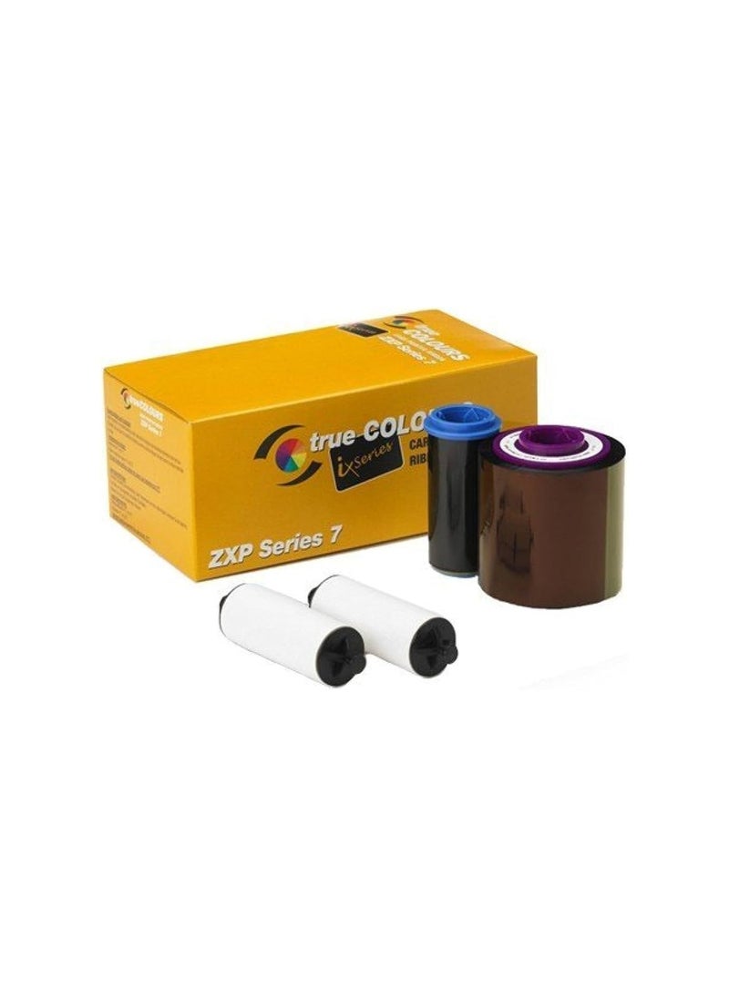 ZEBRA ZXP Series 7 True Colour Card Printer Ribbon Multicolour 800077-740  - Image 2