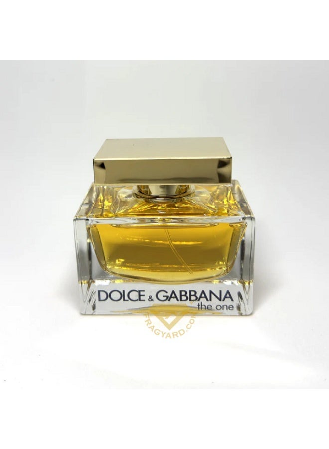 D&G The One By D&G Dolce Gabbana Edp  Spray 75Ml With White Box Tester Duty Free Quality - Image 2