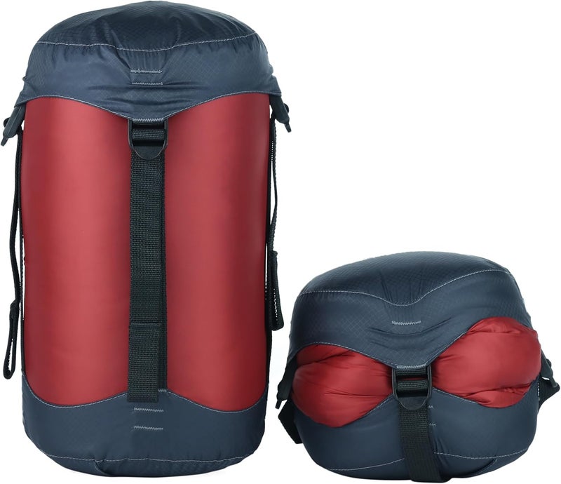 Litume Compression Stuff Sack 6L, 8.5L, 10L, 13L, 16L, Water Resistant Lightweight Compact with Ripstop Fabric Sleeping Bag Sack with Drawstring Closure for Camping, Backpacking, Traveling(E638) - Image 1
