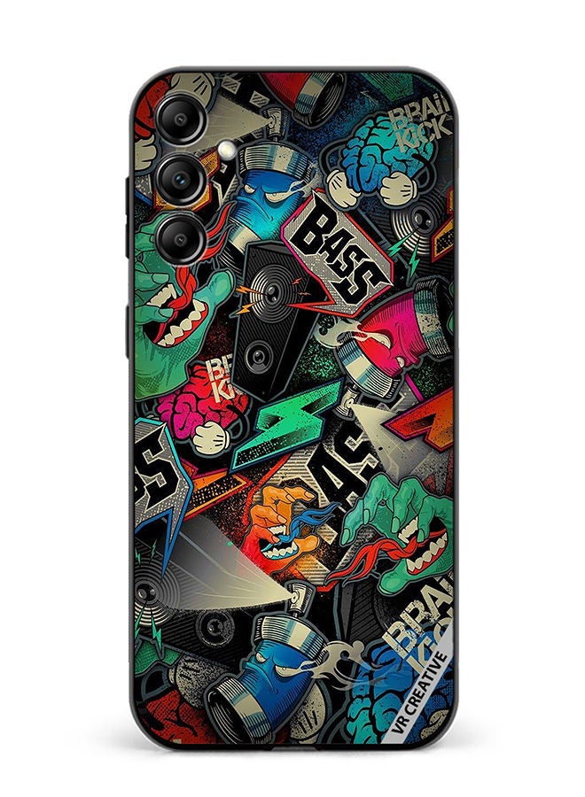 VR CREATIVE Protective Case Cover For Samsung Galaxy M14 Design Multicolour - Image 1