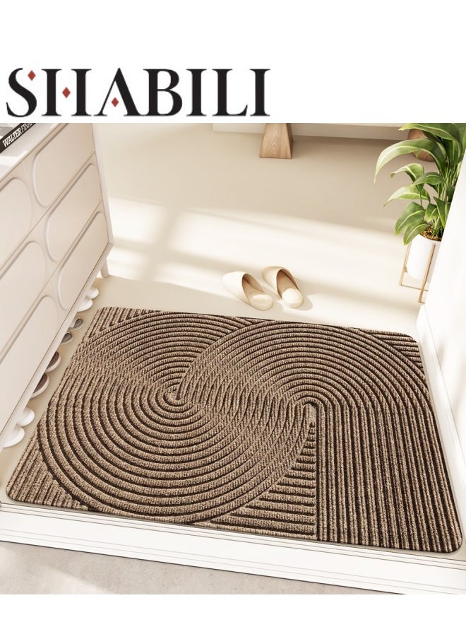 SHABILI 45x75cm Large Welcome Doormat,Dust Removal Anti-slip Front Door Mat,Simple Wear-resistant Entrance Mat Door Rugs，Carpet Floor Mat For Indoor Outdoor Home Office Decor  - Image 1