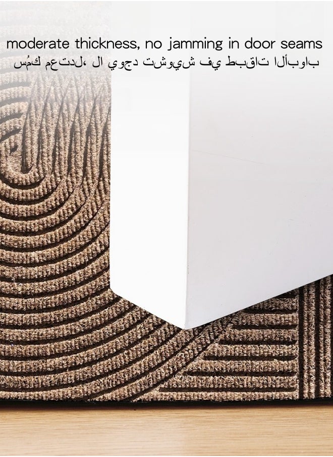 SHABILI 45x75cm Large Welcome Doormat,Dust Removal Anti-slip Front Door Mat,Simple Wear-resistant Entrance Mat Door Rugs，Carpet Floor Mat For Indoor Outdoor Home Office Decor  - Image 4