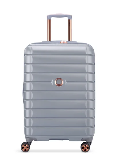 DELSEY Paris Helium Shadow 5.0 70cm Hardcase 4 Double Wheel Check-In Luggage Trolley Platinum - 00287881911