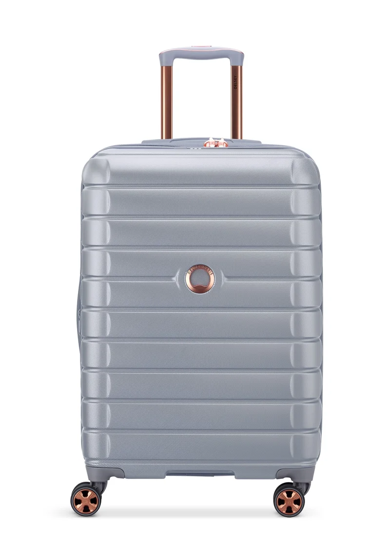 DELSEY Paris Helium Shadow 5.0 70cm Hardcase 4 Double Wheel Check-In Luggage Trolley Platinum - 00287881911