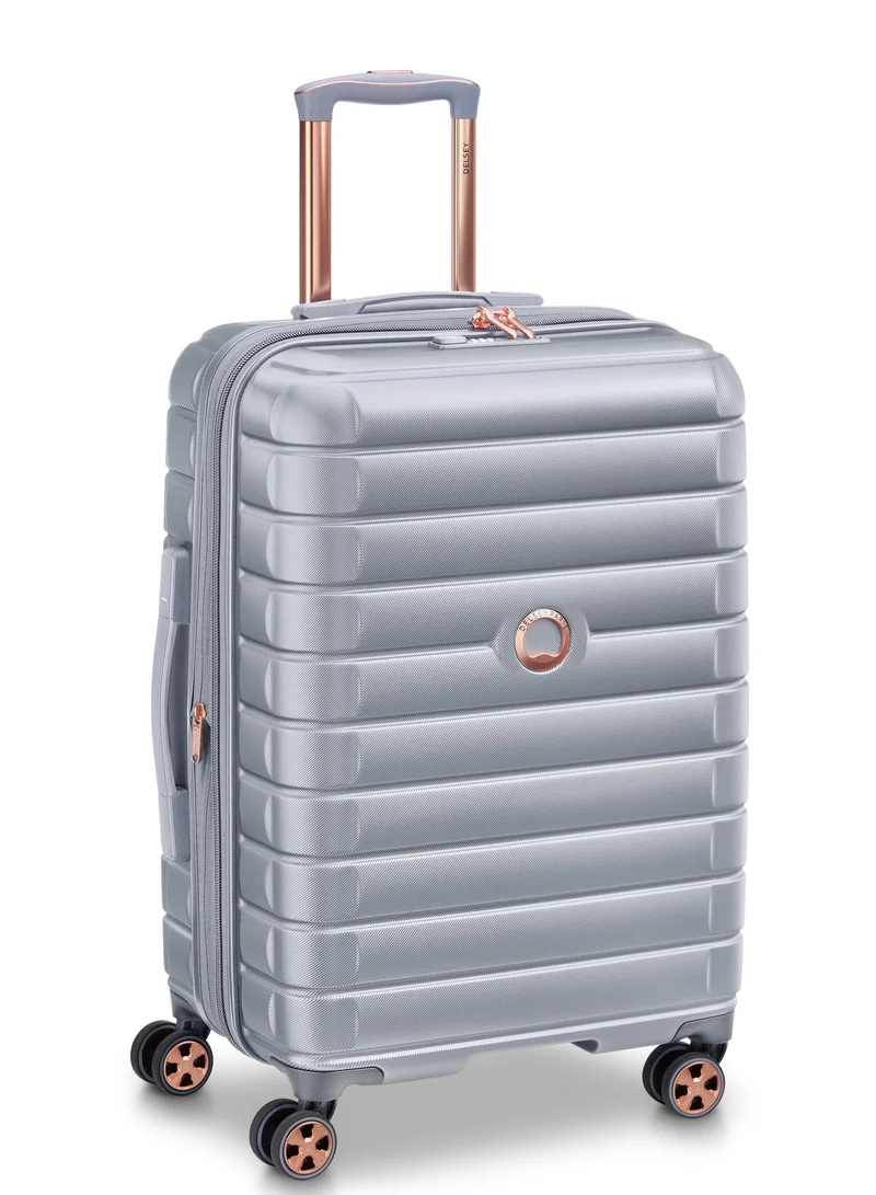 DELSEY Paris Helium Shadow 5.0 70cm Hardcase 4 Double Wheel Check-In Luggage Trolley Platinum - 00287881911