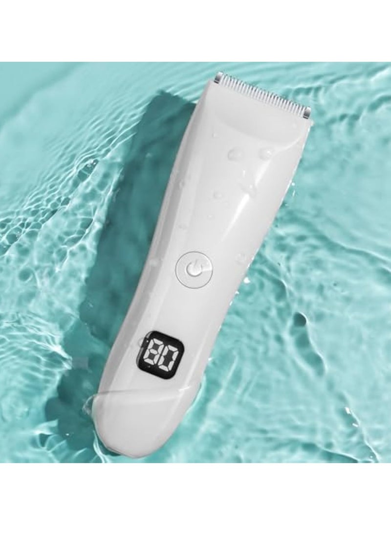 KASTWAVE Bikini Trimmer, Women Electric Razors, Painless Electric Razors, Kids Electric Razors, Face Shaver, Wet/Dry Body Shaver, Replaceable Ceramic Blade Heads, Ladies Intimate Shaver and Body Hair Trimmer - Image 5