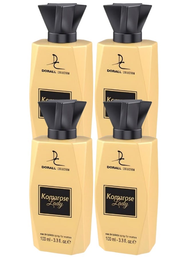 دورال كولكشن 4 قطع عطر كوماروس ليدي 100مل - Image 1