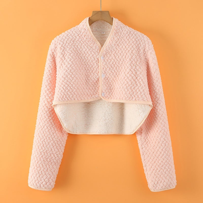 Shoulder Pad Waistcoat Maternity Confinement Nursing Shoulder Protection Shawl Clothing Female Sleeping Warm Cold-Proof Cervical Support Thickened - Image 1