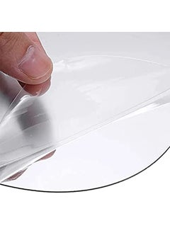 Nirvic Nirvic Oval Shape Wall Sticker Mirror NonGlass Unbreakable Plastic Sheet for BathroomBedroomDrawing RoomOffice and Home Decoration 30 20 i  - Image 3