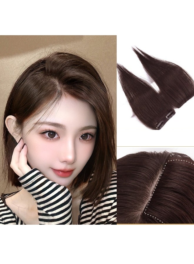 Estelle New Hand-made Hair Topper Extension, Invisible Seamless Edge, Breathable & Lightweight,3D Loop-Knitting, Real Human Hair Pad for High Crown & Volume - Image 1