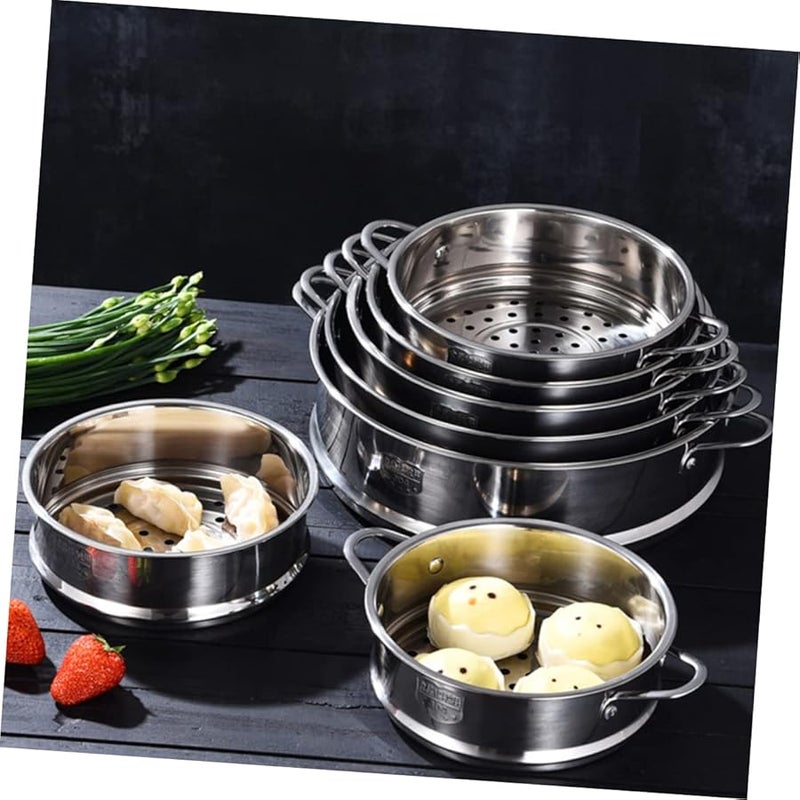 أونومور سلة بخار من الفولاذ المقاوم للصدأ رف مطبخ متعدد الوظائف للكعك والخضروات والمأكولات البحرية - Image 3