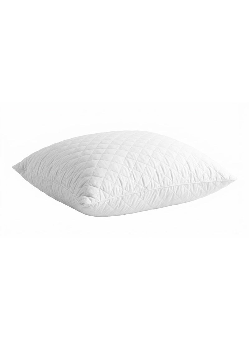 CANNON Quilted Cotton Pillow, Non-Allergenic, Pack of 1 - Image 2