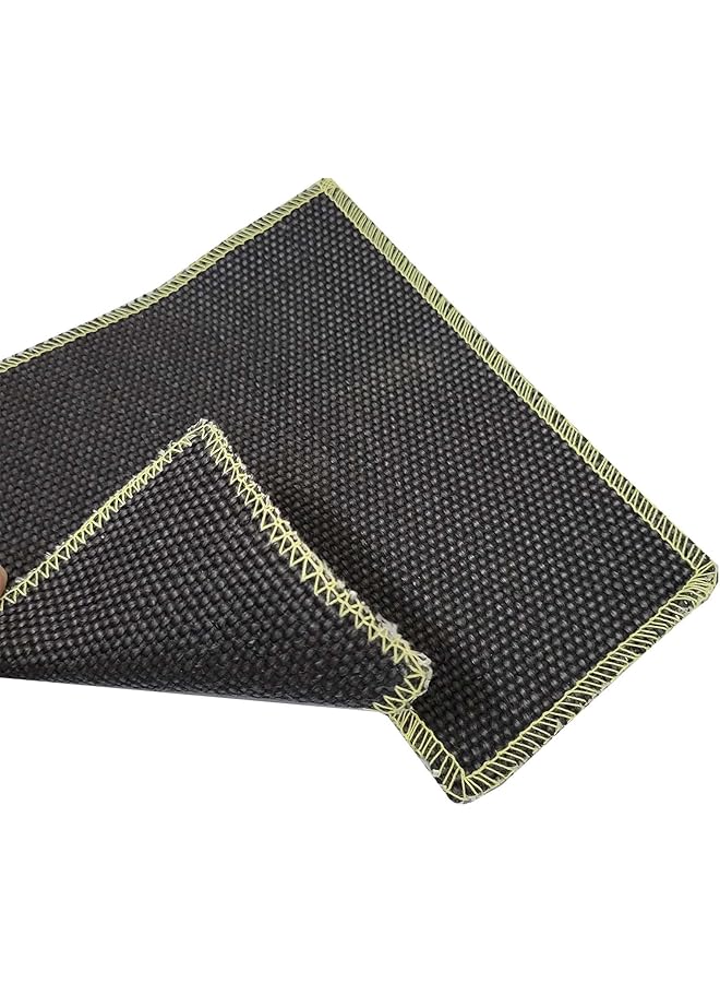 erorex 2 Pcs Soldering Mat Plumbers Brazing Pad Wrap Around Pipe Design For Heat Insulation Flame Retardant Welding Protection 25X25Cm Each - Image 2