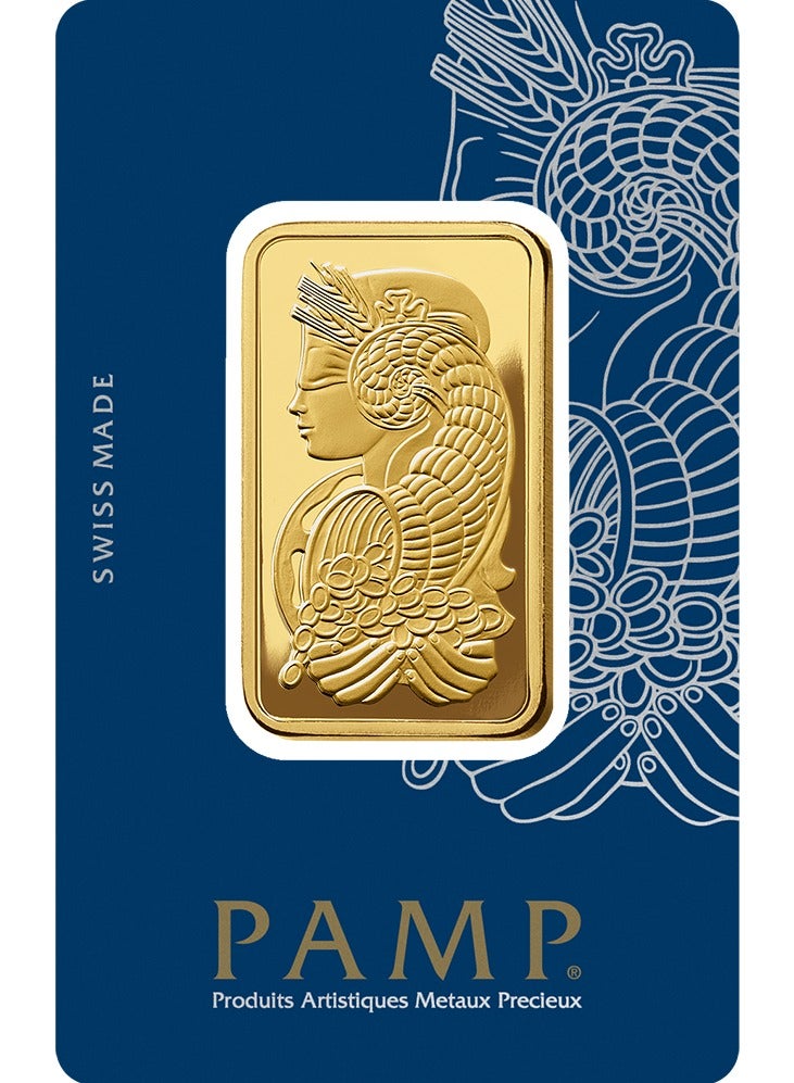 PAMP Suisse Pamp Queen 24K 1oz 999.9 Gold Bar - 1 Ounce - Image 1
