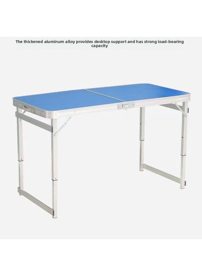 Stall The Same Mini Kitchenette Simulation Play House Kitchenware Cooking Toys Children's Food Play Parent-child Interactive Gift-Color:Stall Table-small Kitchen Special 120*60 (thick Stable Folding) - Image 1