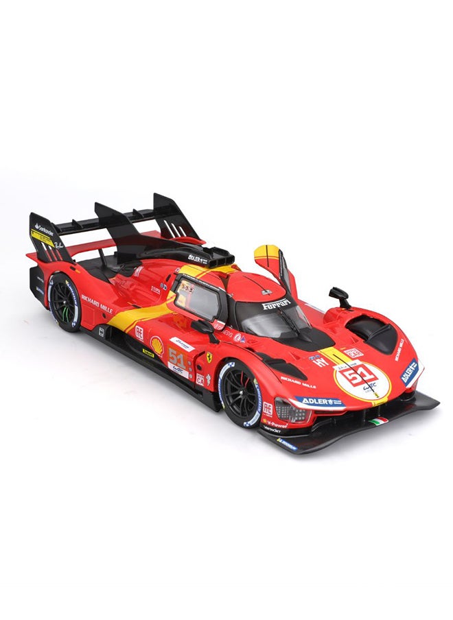 Bburago Bburago 24h LeMans 2023 Scuderia Ferrari 499P Die-cast Car  - Image 2