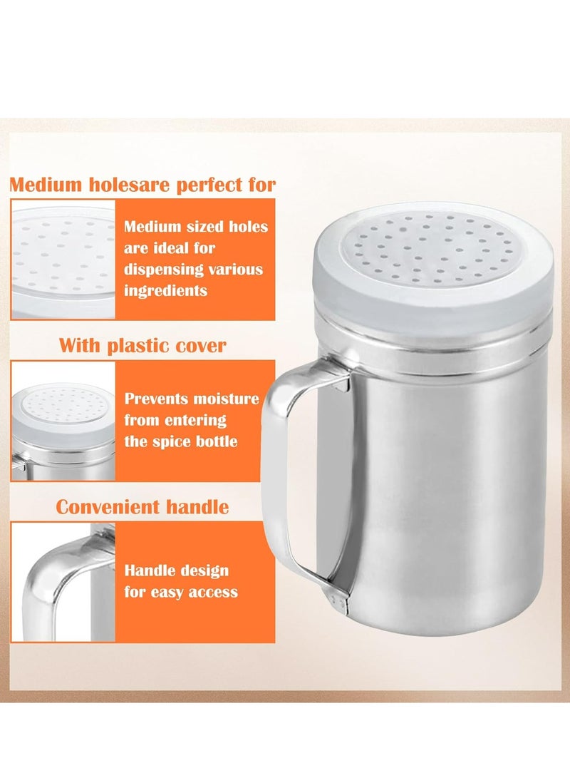 أوزيغالور 2 قطعة من ملقحات الصلصاد والبلبر مصنوعة من المعدن مع حفرة العصا والغطاء (كبير-14 أوز) - Image 3