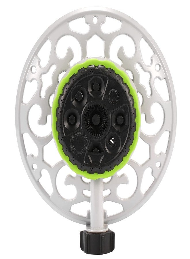 Sanpaint Turret Pattern Sprinkler, 8-Pattern Stationary Water Sprinkler on Metal Decorative Base for Watering Small and Large Yards, Lawns, Garden or Odd Shaped Areas - Image 3