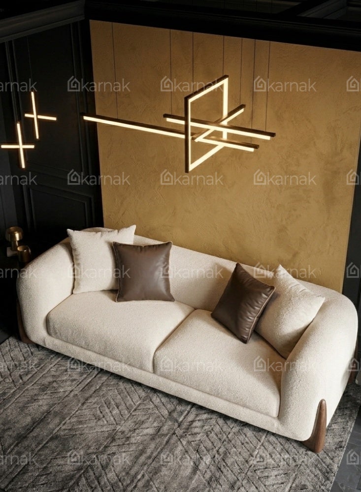 KARNAK Nivex 2 Seater Sofa Beige - Image 2