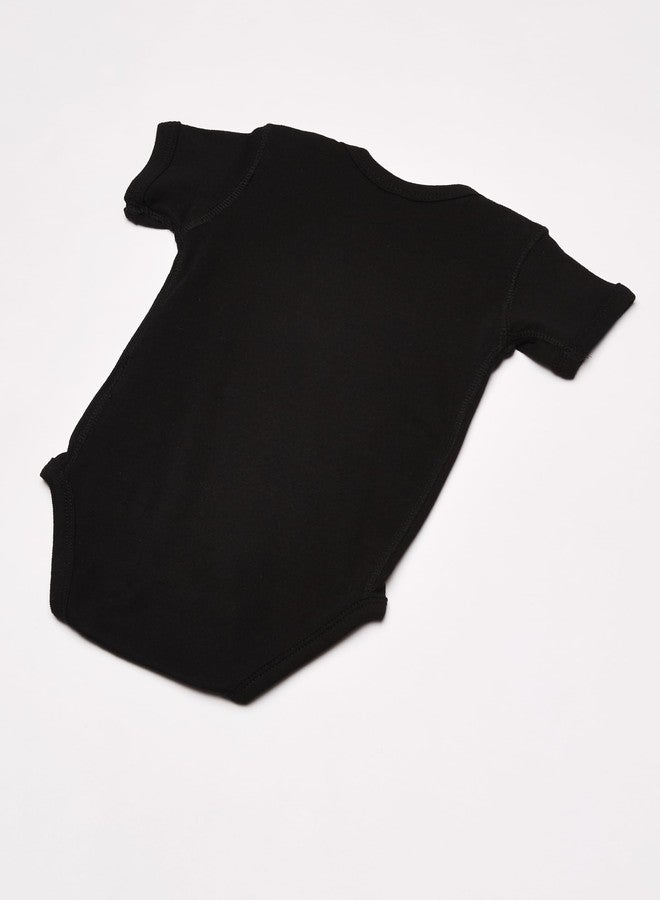 Nirvana unisex baby Nirvana Smiley Onesie, Black, 6 Months and Toddler T Shirt Set, Black, 12 US - Image 4