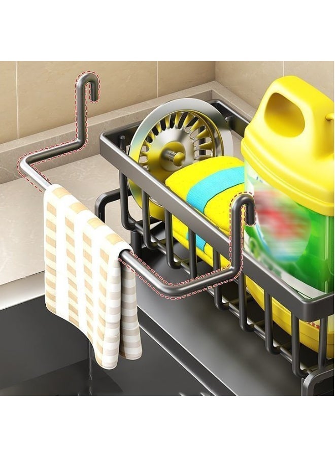 غسيل الصحون حامل اسفنج صابون صحون وحامل اسفنج لاكسسوارات المطبخ تخزين - Image 5