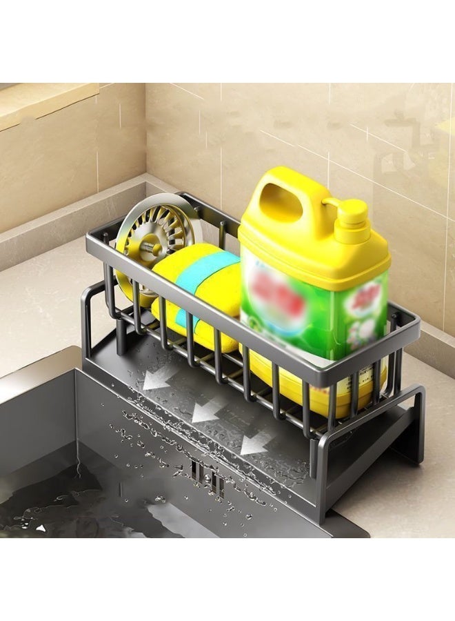 غسيل الصحون حامل اسفنج صابون صحون وحامل اسفنج لاكسسوارات المطبخ تخزين - Image 4