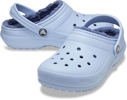 Crocs Toddler and Kids Classic Lined Clog, Blue Calcite, 5 Toddler - Image 2