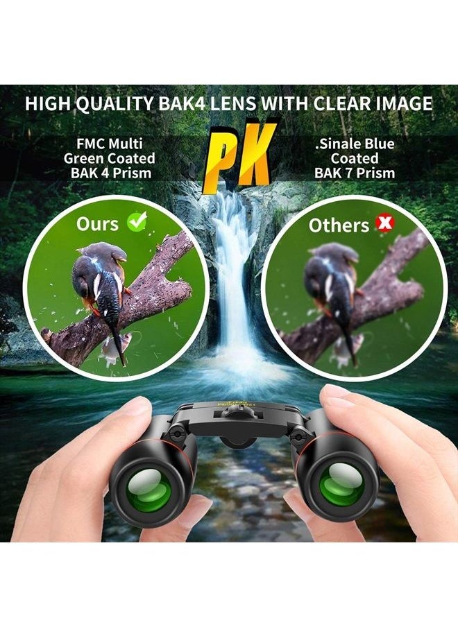 POLDR 12X25 Small Pocket Binoculars Compact Adults,Mini Kids Binoculars Boys for Bird Watching,Concert Theater Opera  - Image 5