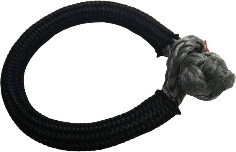 QIQU Synthetic Soft Shackle for Boating ATV UTV SUV 4X4 Truck Recovery Off-Road Camping Farming Marine Industrial (1/4''x80mm, Grey) - Image 4