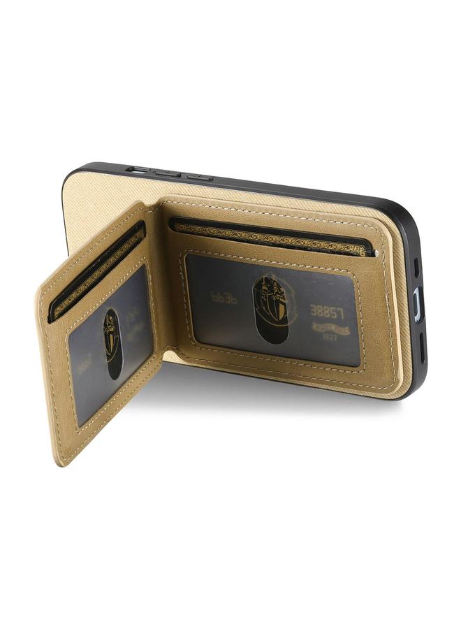 S-TOP Case For Samsung Galaxy A34 5G Twill Fabric Leather Vertical Flip RFID Card Bag Phone Case - Image 3