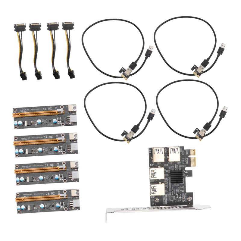 بطاقة امتداد PCI-E إلى USB مع موصلات طاقة بدون الحاجة إلى طاقة خارجية - Image 2