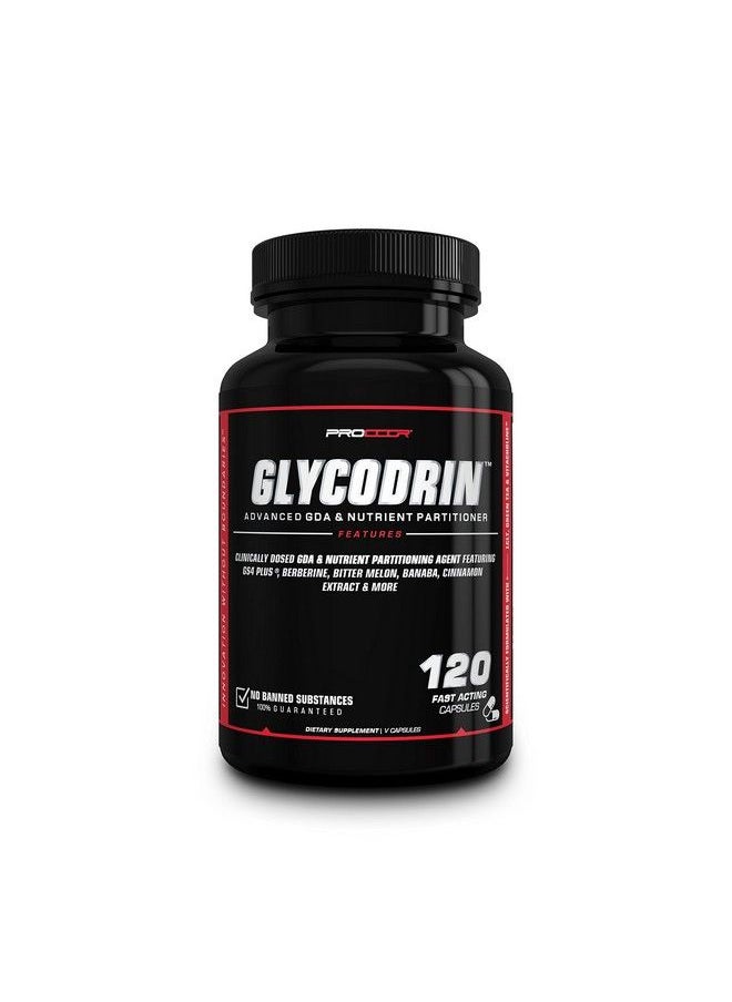 PROCCOR - Glycodrin ; Powerful Gda Insulin Mimetic Glucose Disposal & Nutrient Partitioner Agent With Berberine Hcl Cinnamon Banaba Patented Gs4 Plus & More; 120 V Caps (60 Servings) - Image 1