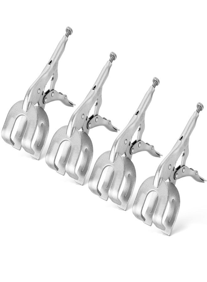 NATGAI 9" Locking Pliers Set, 4 Pack Metal Welding Clamps with Quick-Lock Release, Heavy Duty C-Clamp Vise Grips for Welding, Woodworking, Auto Repair, Sheet Metal Holding (4 Pack) - Image 1