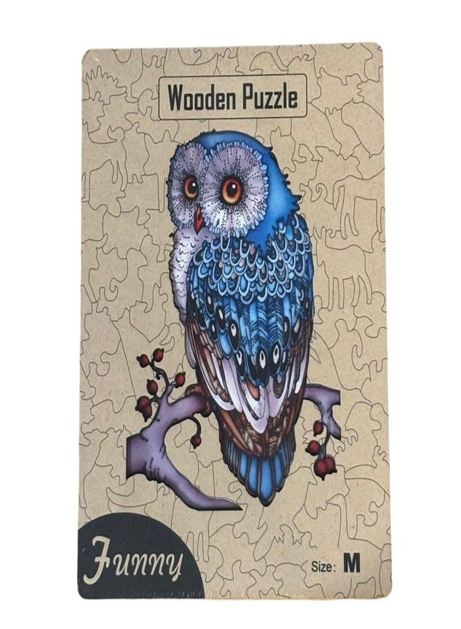 200pcs Wooden Jigsaw Puzzles, 3D Wooden Animals Shaped Puzzles - Image 1