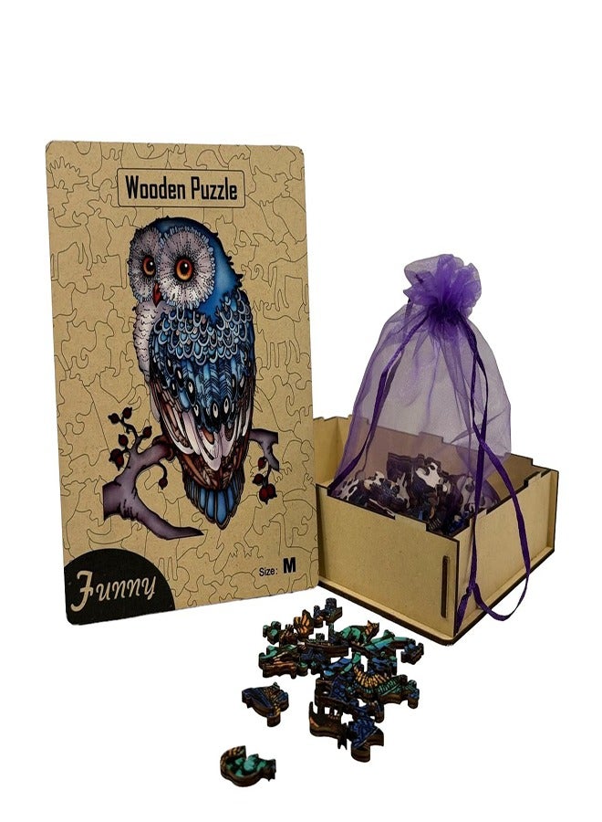 200pcs Wooden Jigsaw Puzzles, 3D Wooden Animals Shaped Puzzles - Image 2