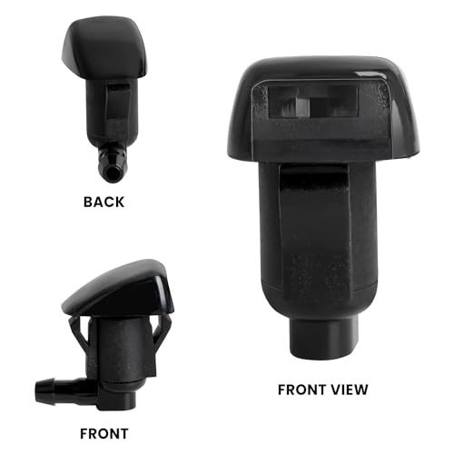 Belleone 2PCS Front Windshield Washer Nozzle Jet Kit Fit for 2004-2010 Toyota Sienna, 2005-2012 Corolla, 2004-2008 Solara, 2000-2005 Tundra, Replacement for Part # 85381-AE020 - Image 4