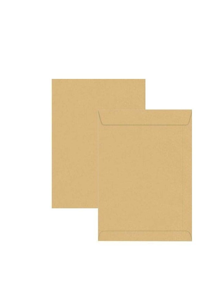 MARKQ أظرف بنية A5، 254 × 176 مم، أظرف بريد ذاتية الإغلاق للإرسال للمنازل والمكاتب والتجارة الإلكترونية، 80 جرام، عبوة من 50