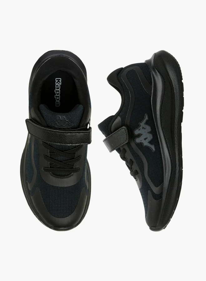 كابا Girls' Logo Print Sports Shoes with Hook and Loop Closure
