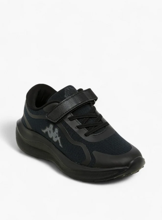 كابا Girls' Logo Print Sports Shoes with Hook and Loop Closure