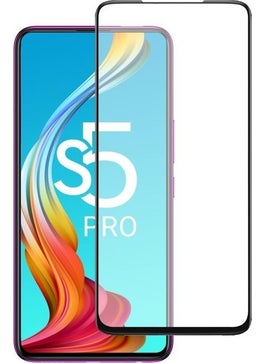 Smody Infinix S5 Pro Full Screen Protector 5d Glass Black Framed 
