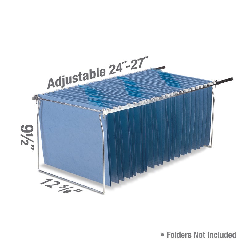 Officemate إطار ملفات معلق من أوفيس ميت، 24-27، حجم خطاب، فولاذ، مجموعة واحدة (91964) - Image 2